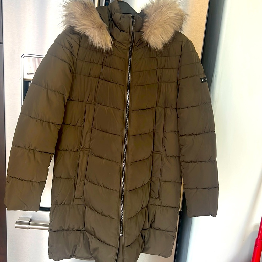 As new DKNY winter parka